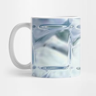 Abstract blue pattern, like ice cubes Mug